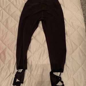 cut out black leggings